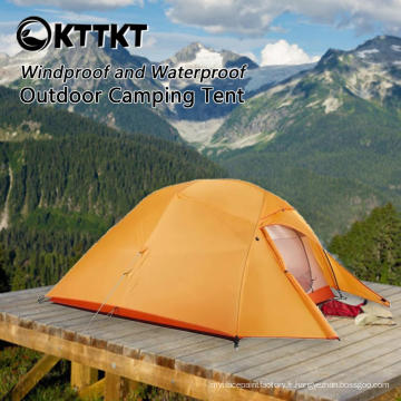 2,4 kg Orange Mountaineer Trekking Double Tente Toile